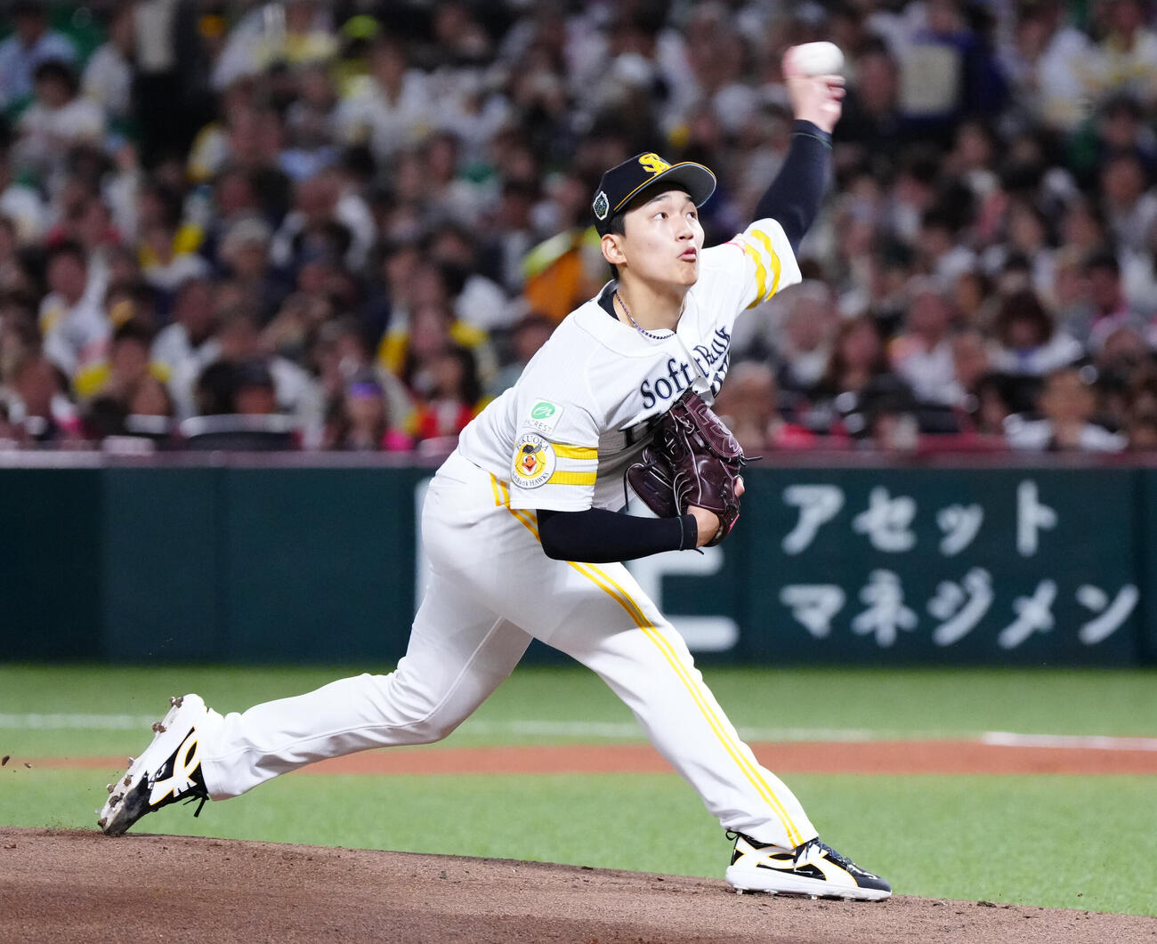 ソフトバンク対DeNA　ソフトバンク先発の前田悠伍（撮影・江口和貴）