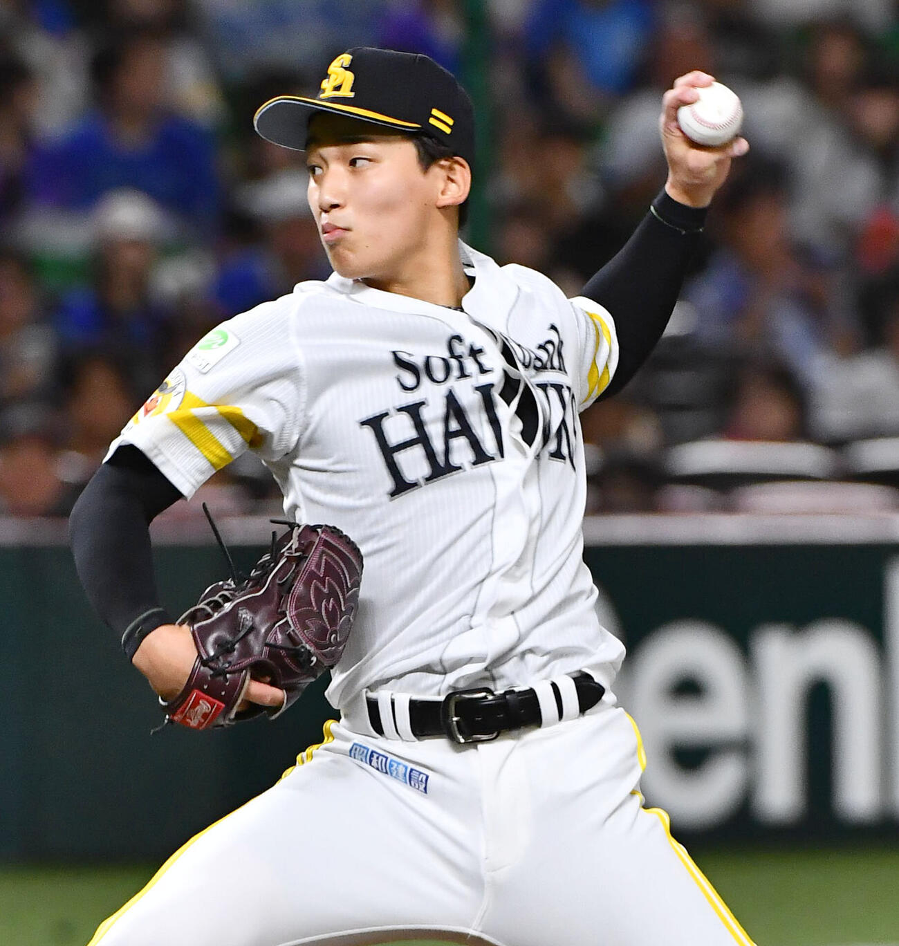 ソフトバンク対DeNA　ソフトバンク先発の前田悠伍（撮影・岩下翔太）