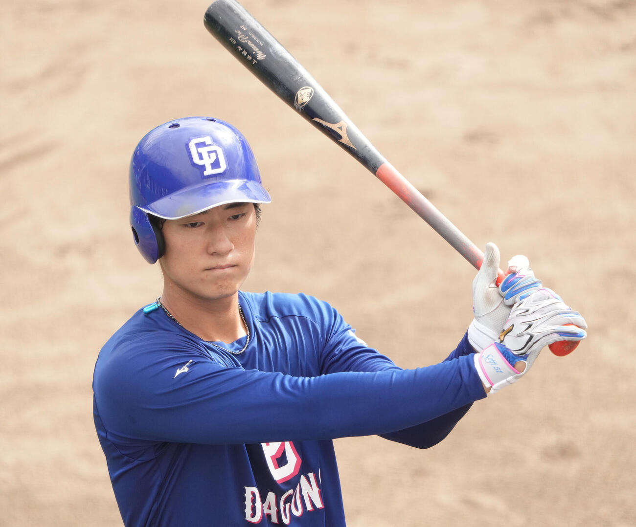 中日上林誠知（2026年10月19日撮影）