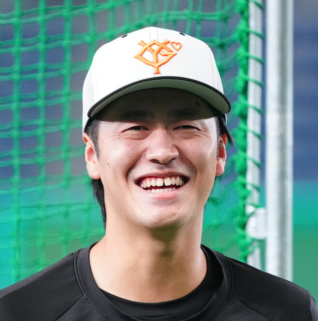 巨人西舘勇陽（2026年10月撮影）