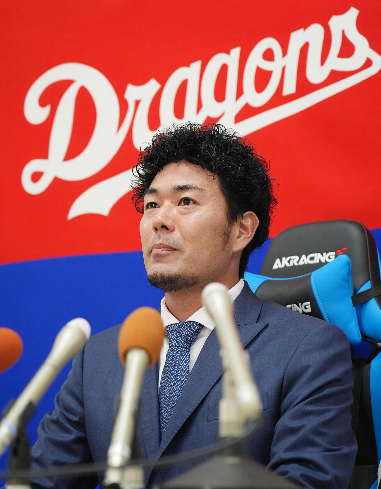 契約交渉を終え会見する木下拓哉（撮影・森本幸一）