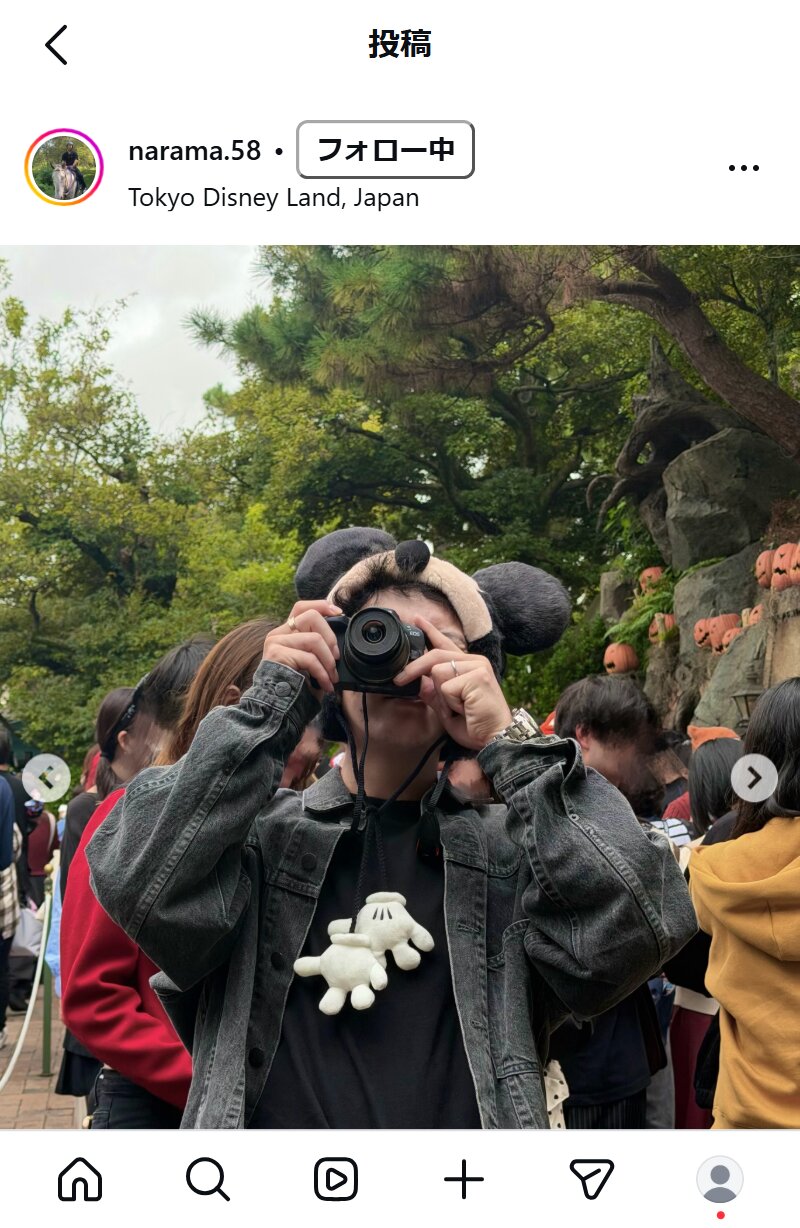 奈良間大己のインスタグラムから