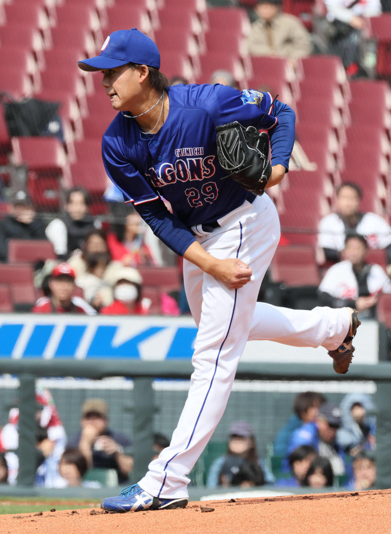 中日松木平優太（2026年3月撮影）