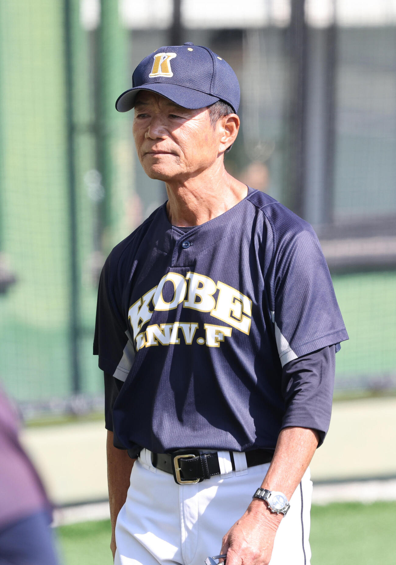 天理大対神戸医療未来大　神戸医療未来大の高橋（髙橋）広監督（撮影・西尾就之）