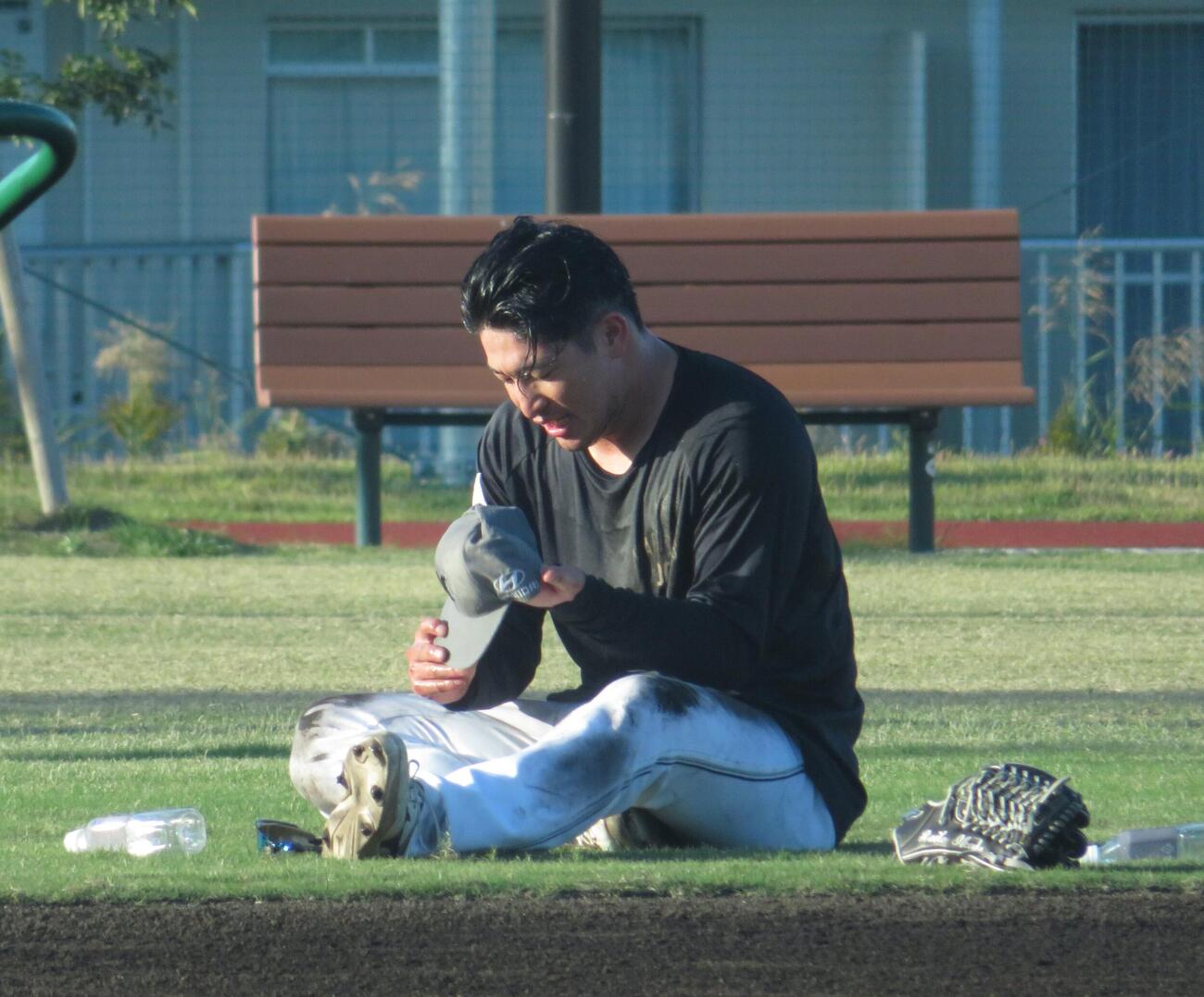 サブロー監督に水をかけられた池田来翔