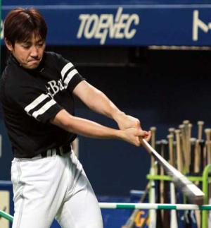 ソフトバンク内川聖一選手 実使用バット 完璧