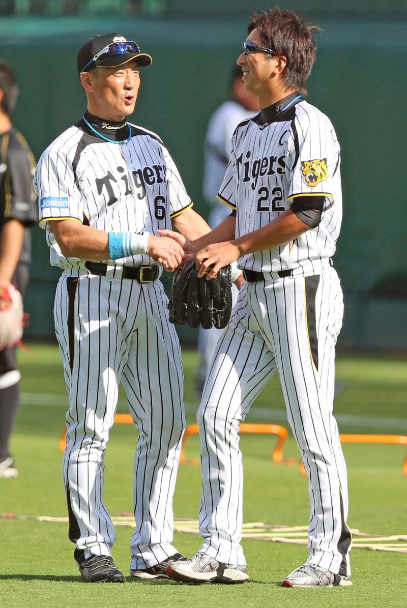 藤川球児　金本知憲フィギュア2体セット未開封‼️ 阪神、球児獲得交渉は好感触 金本監督も2日に対面 - 野球 : 日刊スポーツ