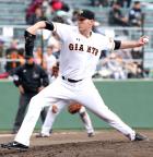 巨人対楽天　巨人２番手で登板し３回３安打１失点のポレダ（撮影・河野匠）