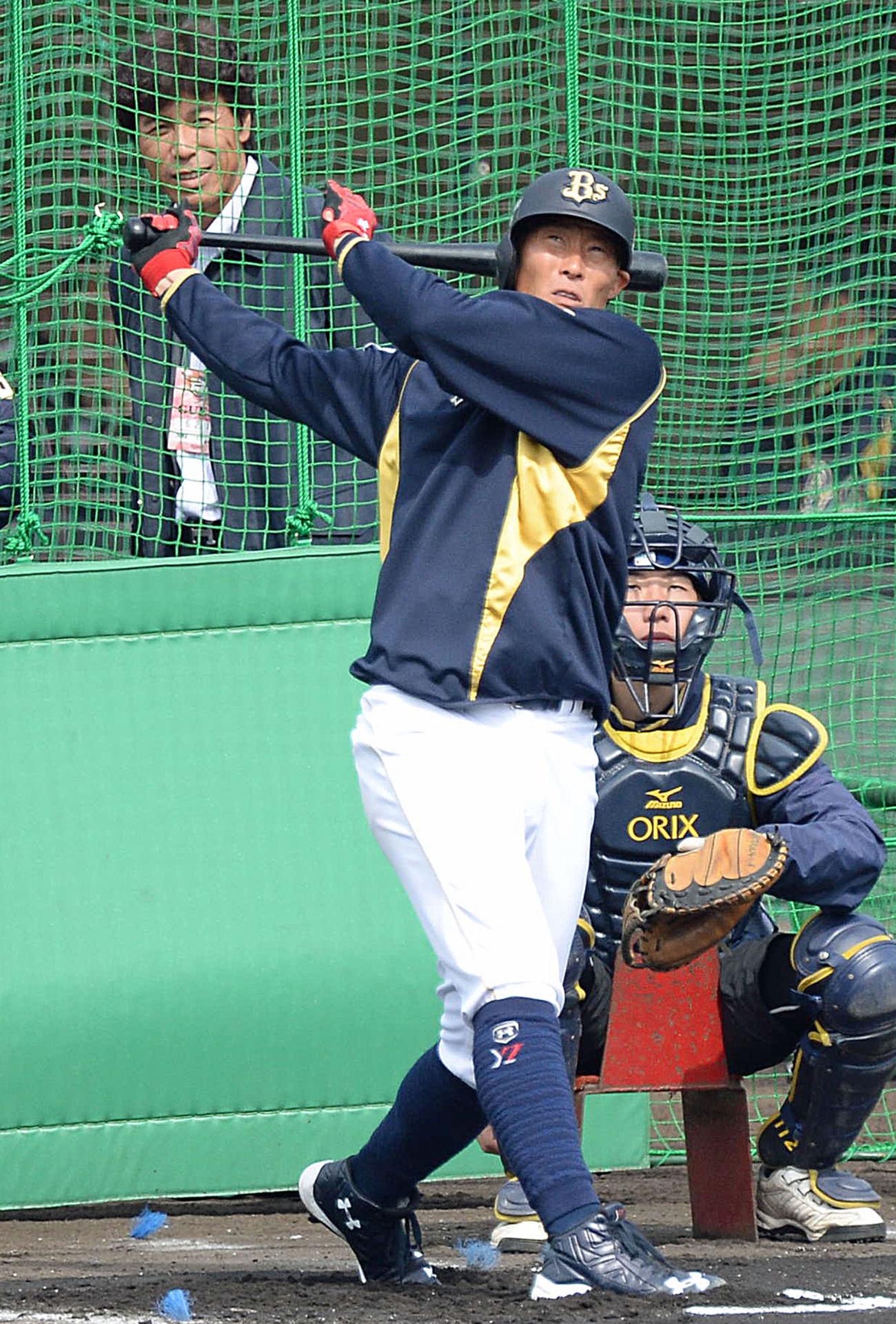 オリックス糸井 笑顔で 気持ちいい 15本柵越え 野球 日刊スポーツ