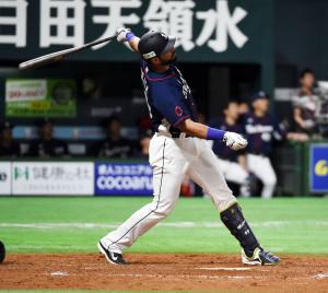 エルネスト・メヒア（西武ライオンズ99） 実使用バット NPBマーク入り
