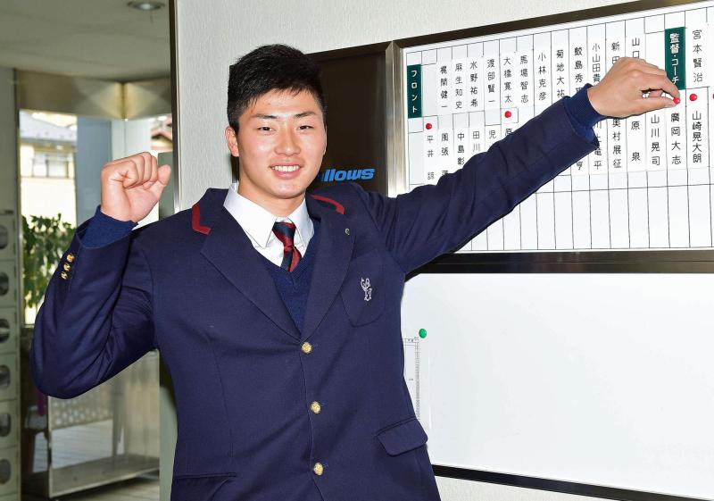 ヤクルト２位広岡大志が入寮 １日でも早く神宮で 野球 日刊スポーツ