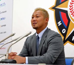 日本ハム中田「1億ダウンです」ボケて3500万↑ - 野球 : 日刊スポーツ