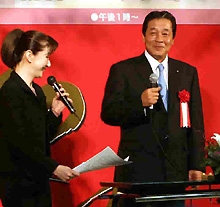 新春トークショーで今季のプランを次々口にした梨田監督