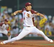 【楽天－阪神】楽天先発の田中（撮影・たえ見朱実）