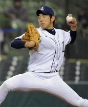 教育リーグの巨人戦に先発した西武雄星（共同）