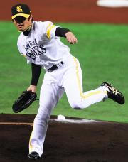 4回を1安打無失点と好投した先発の杉内俊哉(撮影・今浪浩三)