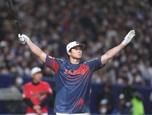 WBC】大谷翔平が“プレミアム・フリー打撃”披露 飛ばしにいくフル