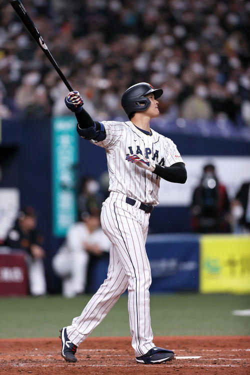 WBC】大谷翔平の衝撃止まらず2打席連発！膝つき3ランに続きまた3