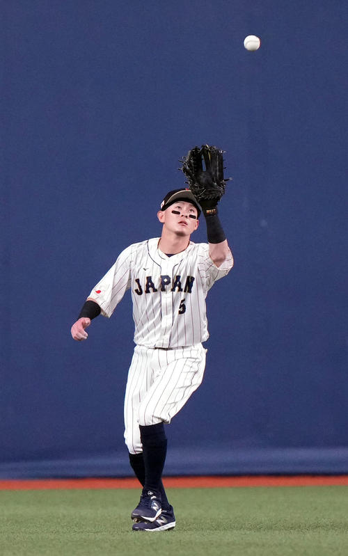 牧原大成日本代表ユニフォーム侍ジャパンWBC WBC】牧原大成ほろ苦デビュー「緊張で足震えた。人生で一番緊張して