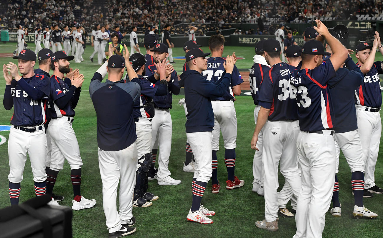 チェコ対韓国　韓国に7－3で敗れたチェコ（撮影・たえ見朱実）