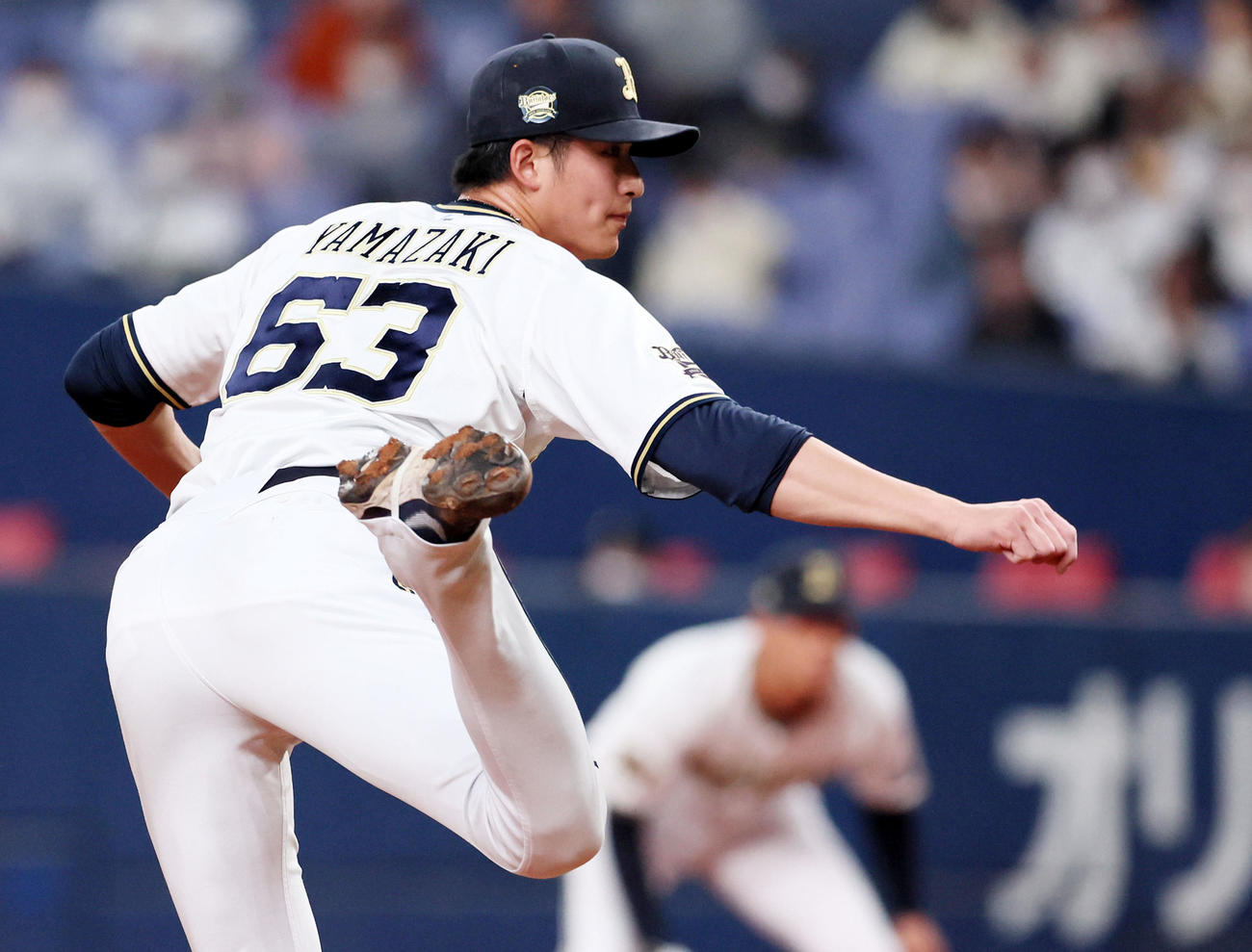 侍ジャパンへ合流することが濃厚となったオリックス山崎颯一郎＝2023年3月10日