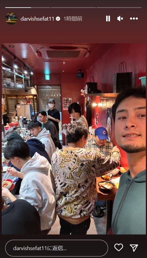 ダルビッシュ有のインスタグラムより