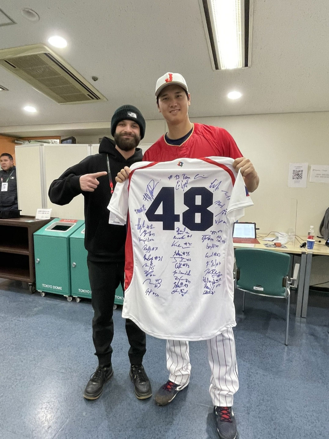 侍ジャパン大谷翔平とチェコ代表のサトリア