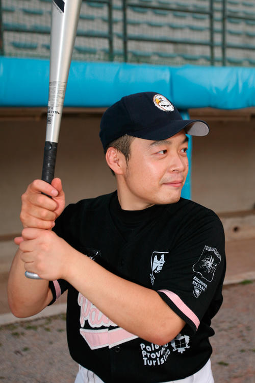 04～06年、イタリア・シチリア島のパレルモでプレーしていた当時の八木さん（八木虎造さん提供）