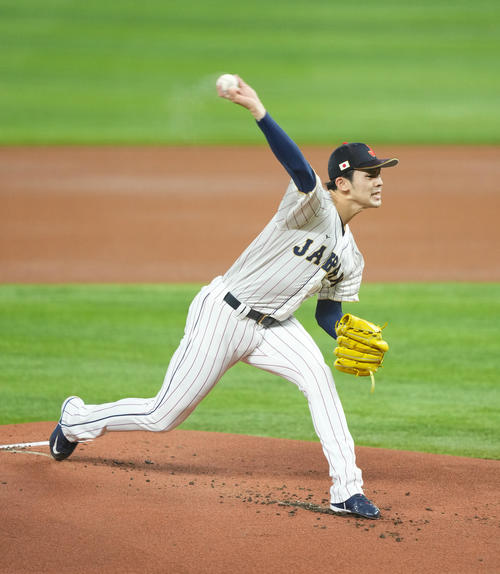 WBC】佐々木朗希、高速フォークで3回も現役メジャーリーガー3人斬り
