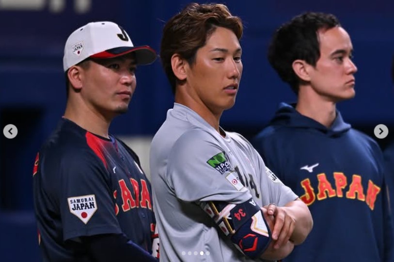 侍ジャパン公式インスタグラムから