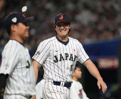 WBC】森下翔太、大谷翔平にくぎ付け 試合前のフリー打撃ではフォーム