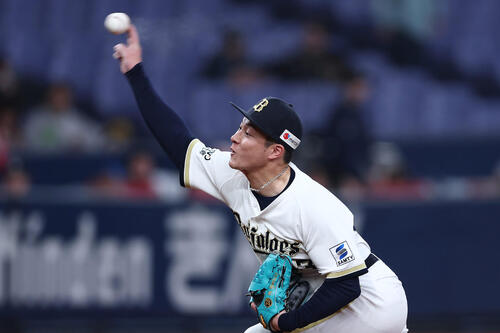 オリックス対韓国　オリックス6番手の吉田（撮影・前田充）
