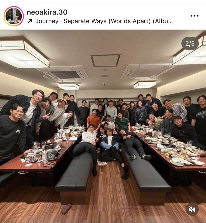 中日根尾のインスタグラムから