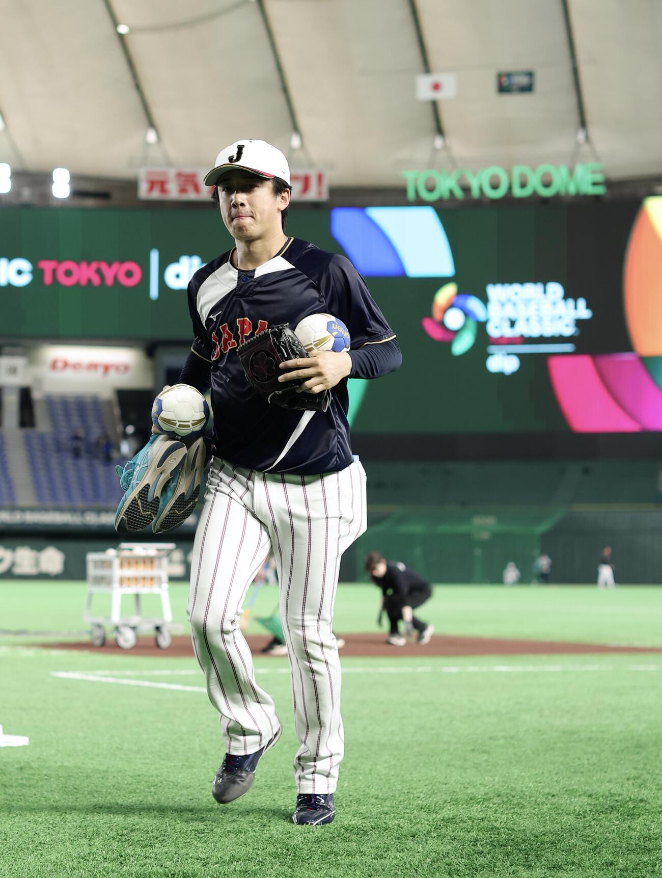 移動する北山（撮影・河田真司）