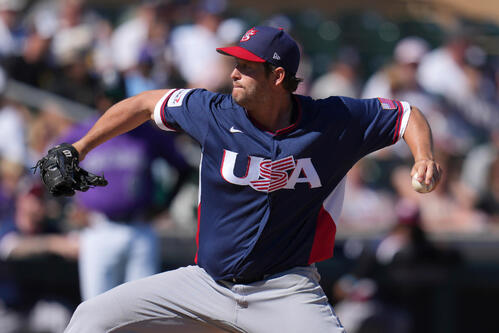 超貴重　WBC アメリカ代表 カーショウ ユニフォーム XL※即完売品 ※正規② WBC】米国代表カーショーが登板 1被弾も2死奪って交代「僕にもう保険