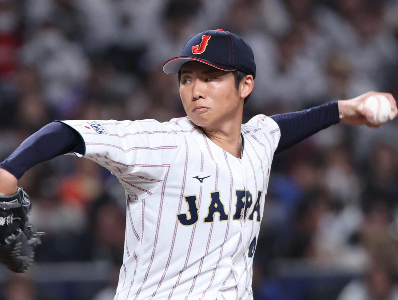 侍ジャパン曽谷龍平（2026年撮影）