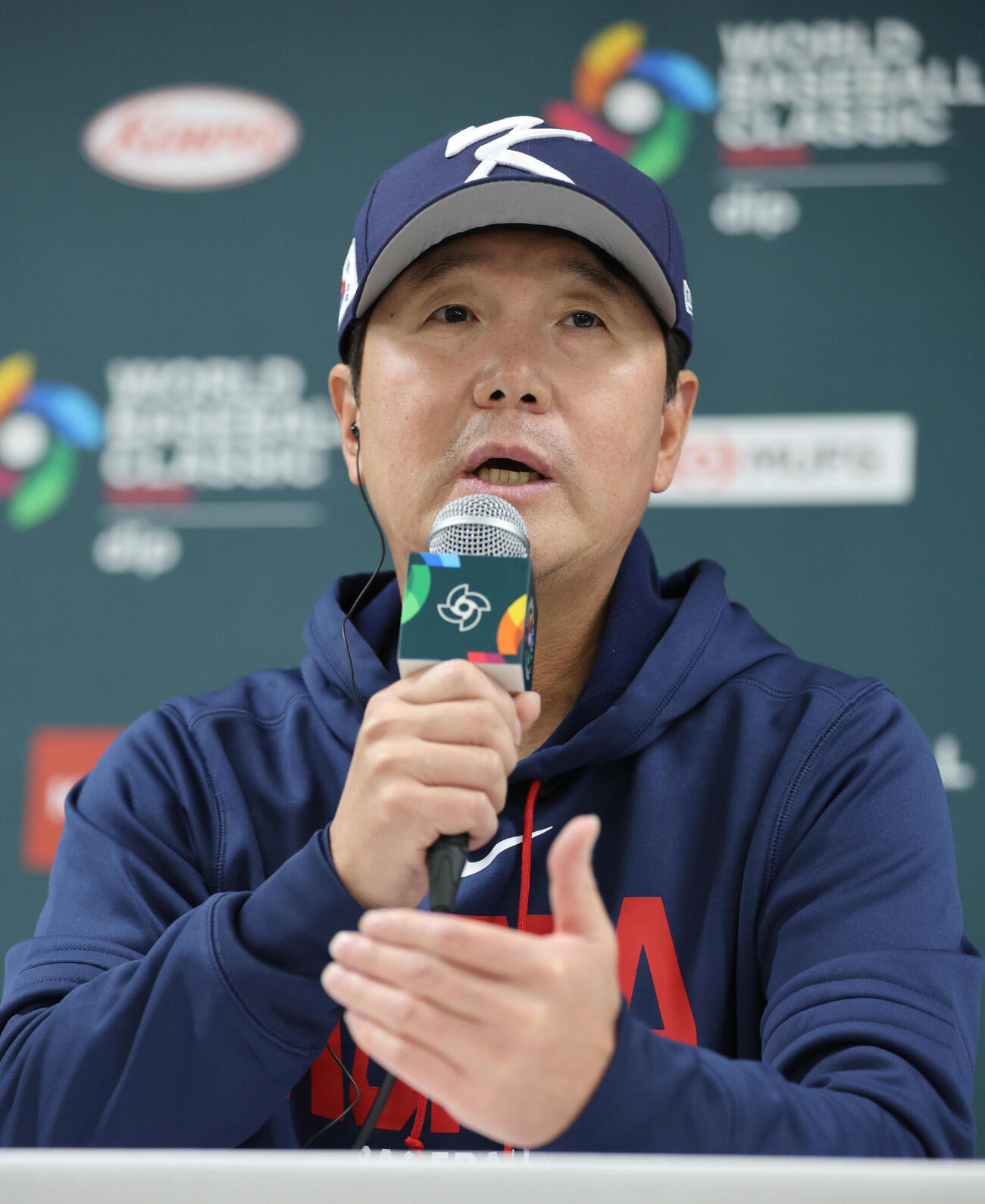 韓国の柳志炫監督（読売新聞社提供＝2026年3月6日）