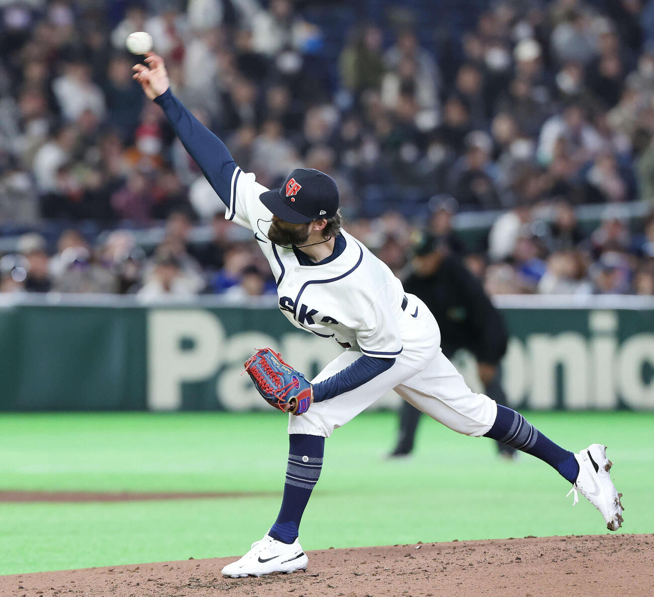 チェコ対オーストラリア　チェコ2番手のサトリア（撮影・宮地輝）
