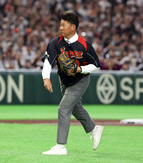 WBC】レジェンド松坂大輔氏「天覧試合で始球式 忘れられない瞬間」見事