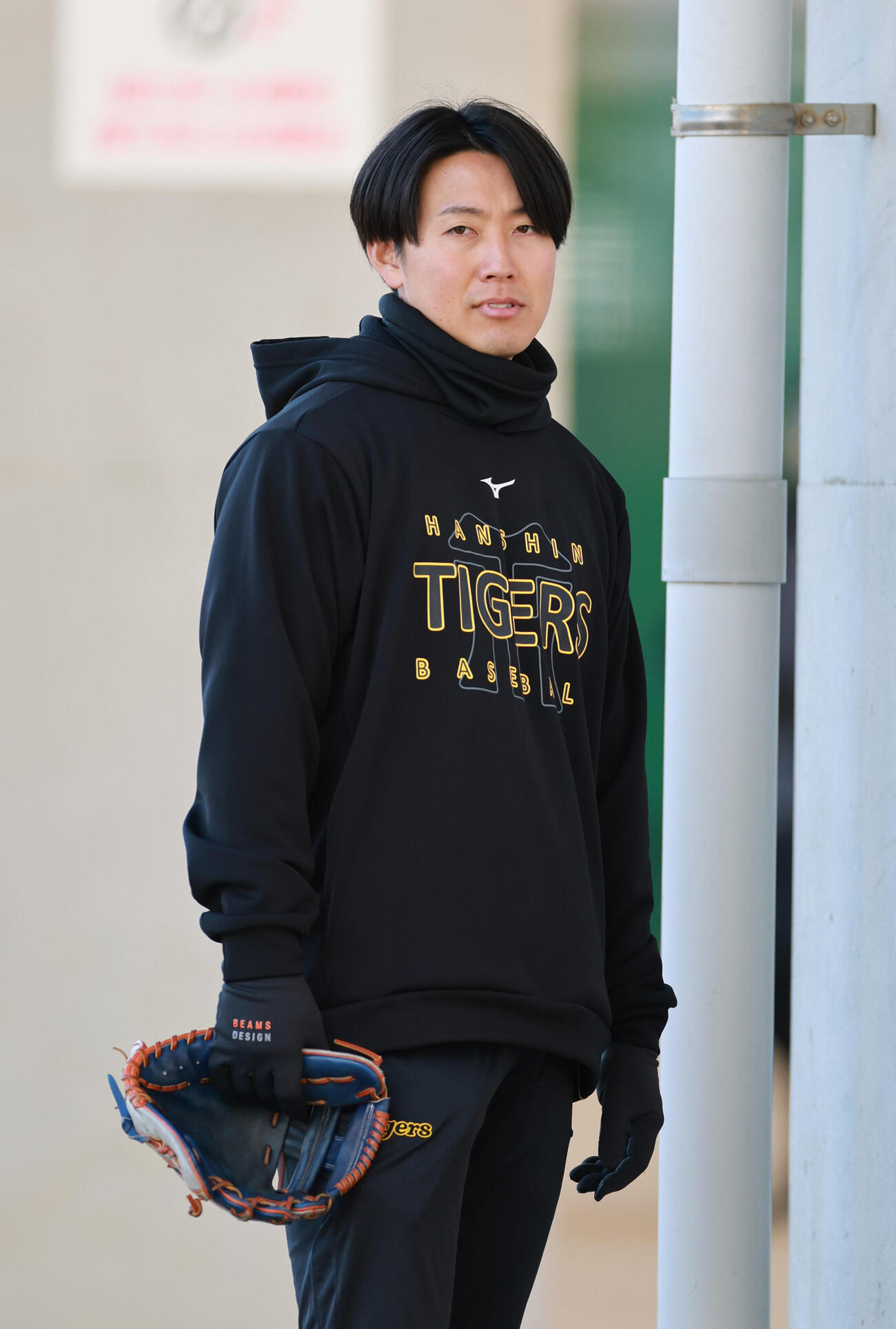 阪神の伊藤ヴィットル通訳（2026年1月撮影）
