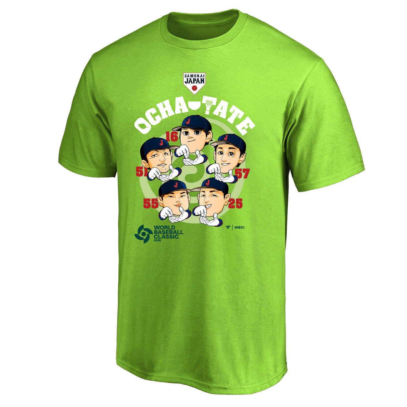 WBCオフィシャルストアを展開しているファナティクスより侍ジャパン「お茶たてポーズ」をあしらったTシャツが発売