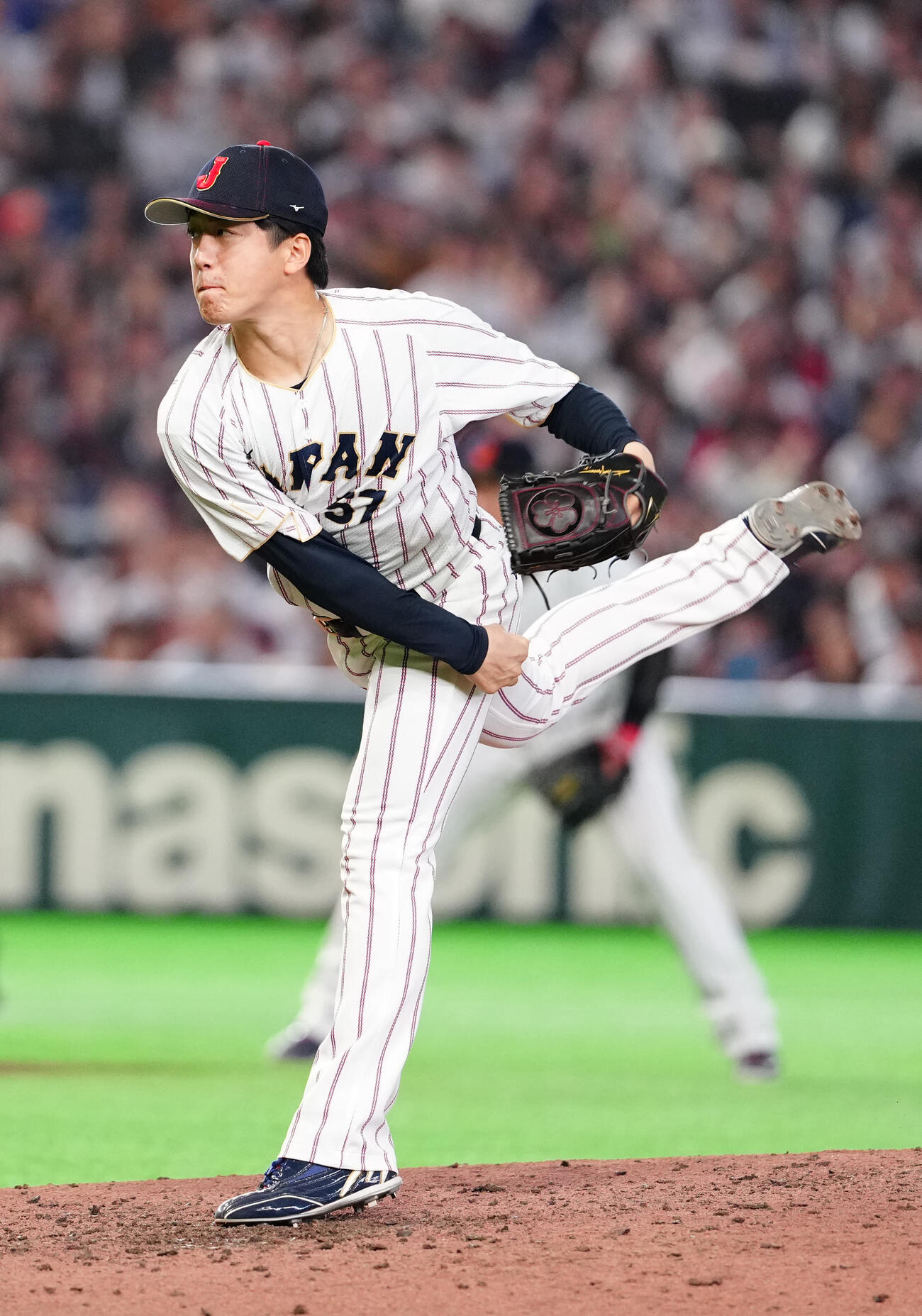 日本対チェコ　日本代表4番手の北山（撮影・江口和貴）