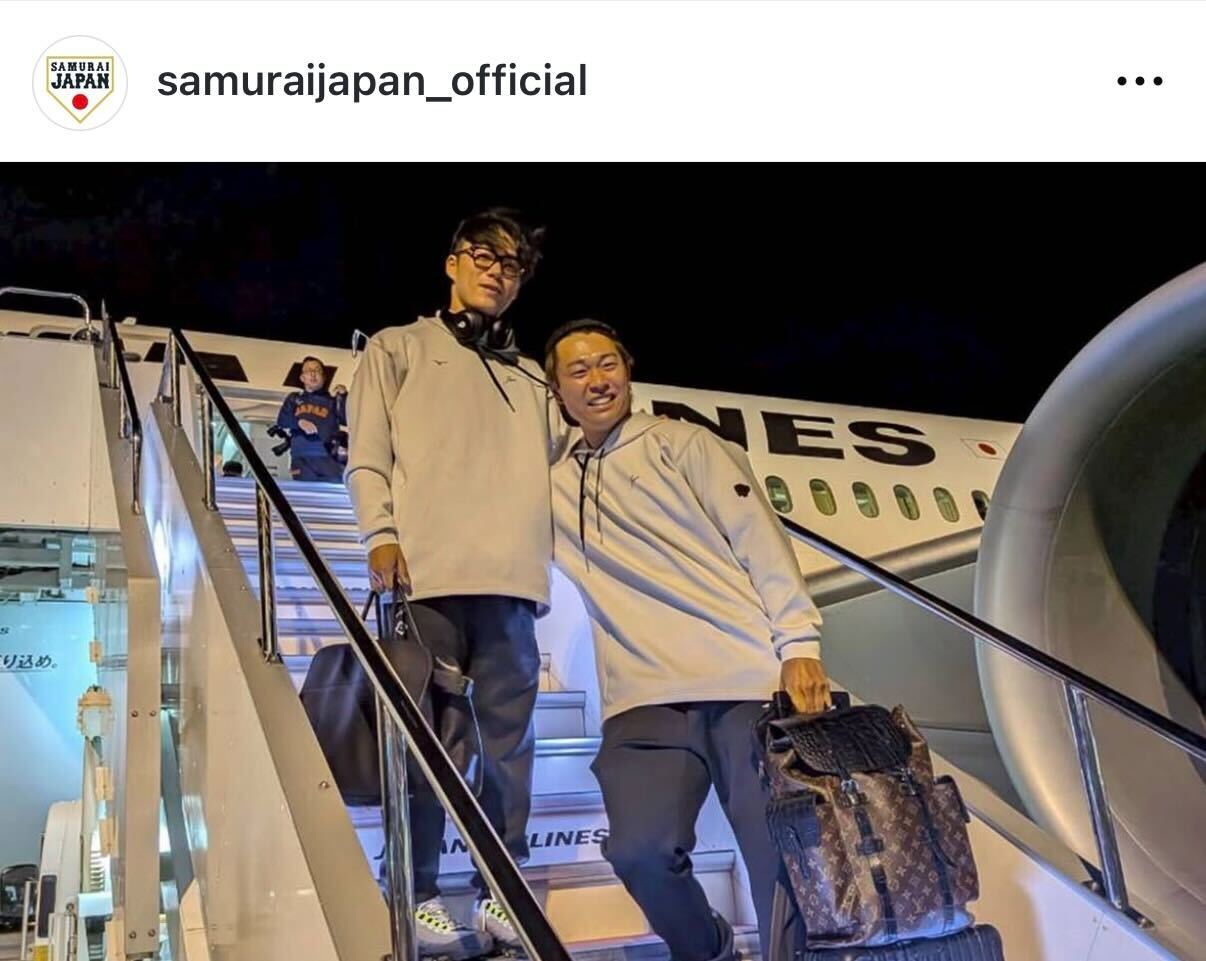 侍ジャパン公式インスタグラムから