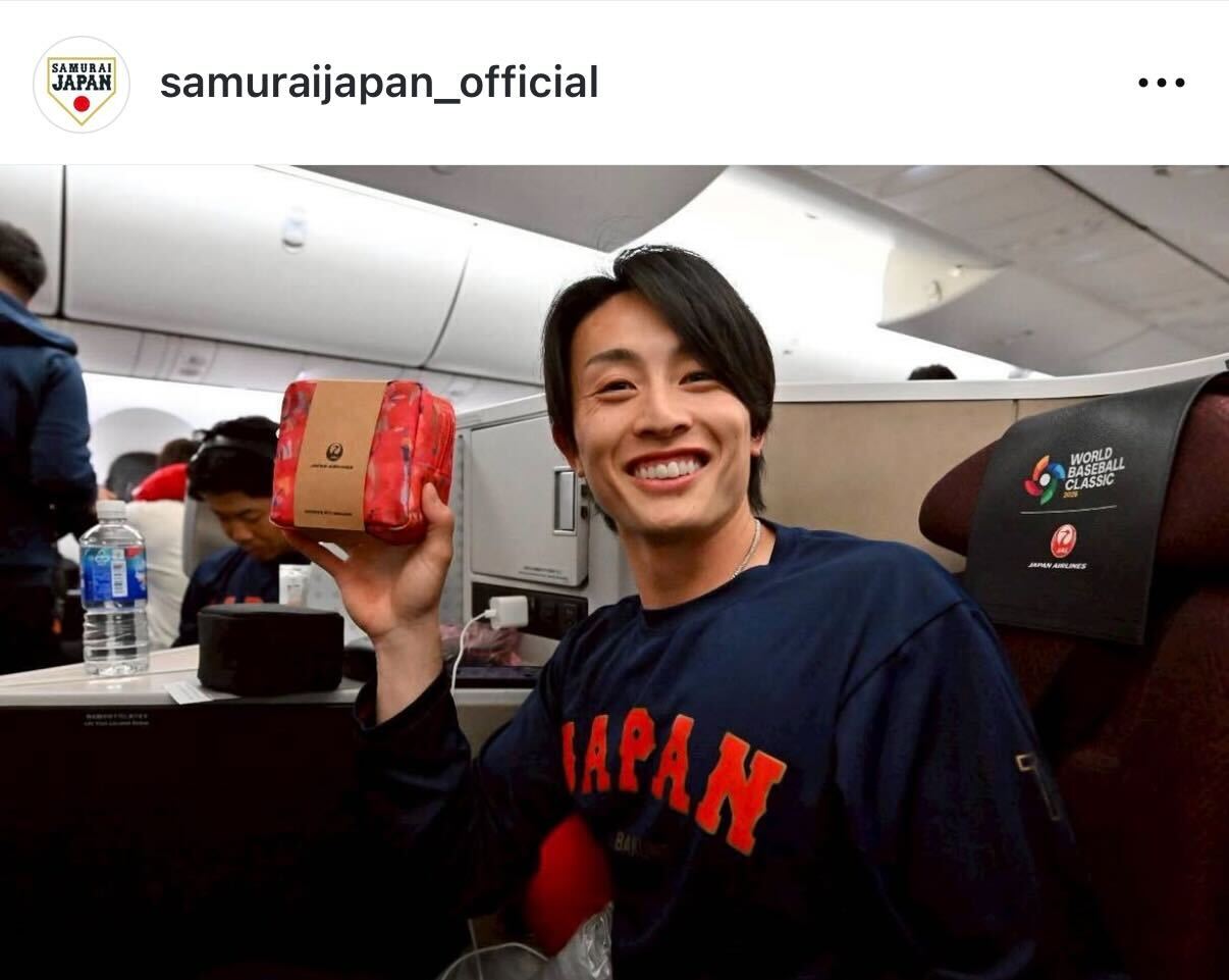 侍ジャパン公式インスタグラムから