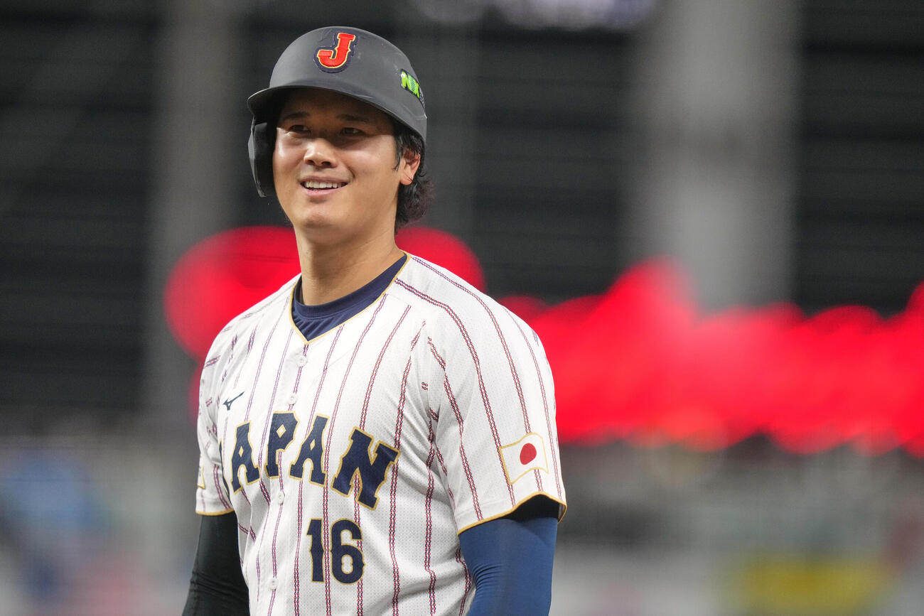 3回、申告敬遠で歩いた大谷（AP）