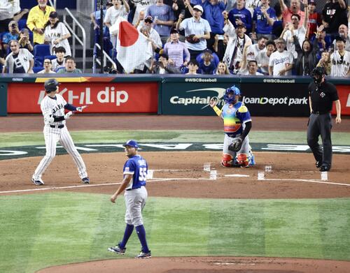 WBC】大谷翔平、初回同点弾！ ベネズエラ戦で今大会3本目アーチ “天下