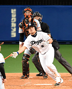 開幕から４番を任されている平田良介