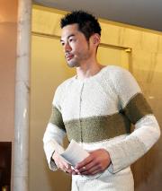 全体ミーティング後、会場を出るイチロー（撮影・浅見桂子）