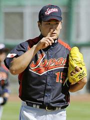 ジャイアンツとの練習試合に先発し、2回2失点の田中(共同)