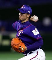 【韓国－台湾】台湾先発の李振昌（撮影・蔦林史峰）